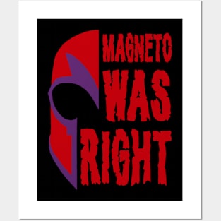 Magneto Was Right - A Divided World Posters and Art